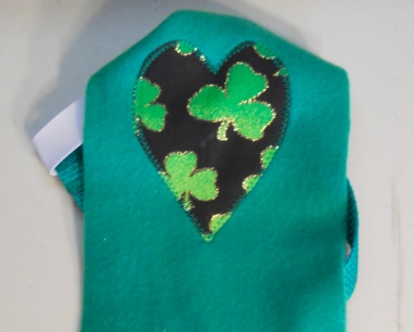 St. Pat's with Heart Goose Diaper Holder 3
